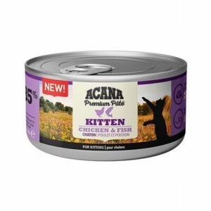 Acana Premium Pate Tavuklu ve Balıklı Ezme Yavru Kedi Konservesi 85 Gr