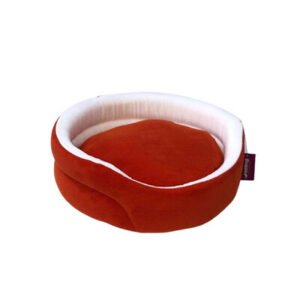 Bedspet Ağızlıklı Sepet Kedi ve Küçük Irk Köpek Yatağı Kırmızı