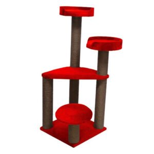 Bedspet Kedi Tırmalama Platformu M:3 Kımızı