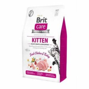 Brit Care Hypoallergenic Tavuklu ve Hindili Tahılsız Yavru Kedi Maması 2 Kg