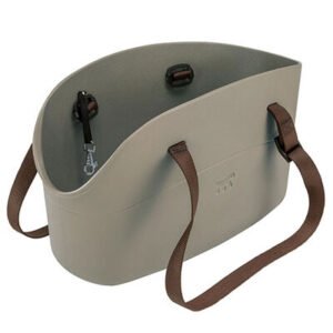 Ferplast With-Me Kedi ve Küçük Irk Köpek Taşıma Çantası 21,5x43,5x27 Cm Gri