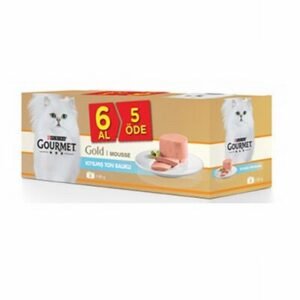 Gourmet Gold Kıyılmış Ton Balıklı Yetişkin Kedi Konservesi 6 Al 5 Öde