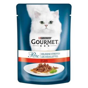Gourmet Perle Izgara Sığır Etli Yetişkin Kedi Konservesi 12 Adet 85 Gr