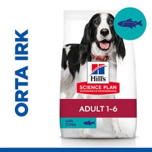 Hill’s SCIENCE PLAN Adult Medium Tuna & Rice Orta Irk Ton Balıklı Yetişkin Köpek Maması 12 Kg