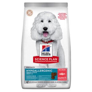 Hill’s SCIENCE PLAN Hypoallergenic Medium Somonlu Orta Irk Yetişkin Köpek Maması 12 Kg