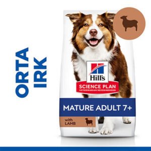 Hill’s SCIENCE PLAN Mature Adult 7+ Medium Lamb & Rice Orta Irk Kuzulu Yaşlı Köpek Maması 2,5 Kg