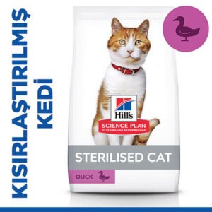 Hill’s SCIENCE PLAN Sterilised Ördekli Kısırlaştırılmış Kedi Maması 10 Kg