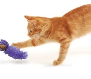 Kong Peluş Kuyruklu Mantar Top Kedi Oyuncağı 19 Cm