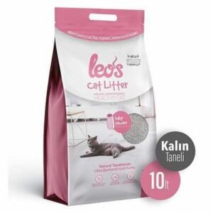 Leos Cat Litter Baby Powder Kokulu Kalın Taneli Kedi Kumu 10 Lt