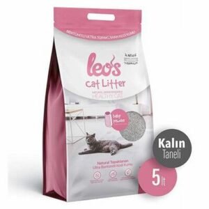 Leos Cat Litter Baby Powder Kokulu Kalın Taneli Kedi Kumu 2x5 Lt
