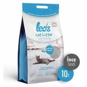 Leos Cat Litter Marsilya Sabunlu Bentonit İnce Taneli Kedi Kumu 10 Lt