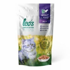 Leos Pouch Kuzulu Yetişkin Kedi Konservesi 6 Adet 85 Gr