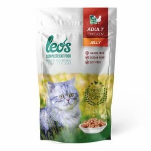 Leos Pouch Tavuklu Yetişkin Kedi Konservesi 24 Adet 85 Gr