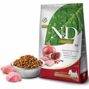 N&D Prime Tavuklu Narlı Küçük Irk Tahılsız Yetişkin Köpek Maması 2,5 Kg