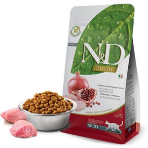 N&D Prime Tavuklu Narlı Tahılsız Yetişkin Kedi Maması 1,5 Kg