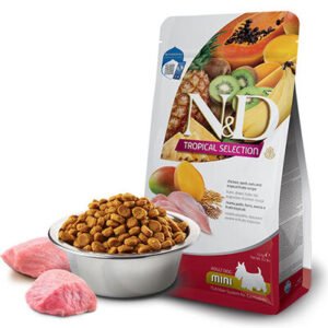 N&D Tropical Selection Tavuklu ve Tropikal Meyveli Mini Irk Yetişkin Köpek Maması 1,5 Kg