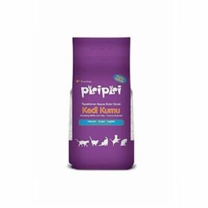 Pisipisi Pudra Kokulu Topaklanan Bentonit Kalın Taneli Kedi Kumu 2x10 Kg