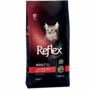 Reflex Plus Kuzulu ve Pirinçli Yetişkin Kedi Maması 15 Kg