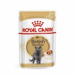Royal Canin British Shorthair Adult Pouch Yetişkin Kedi Konservesi 85 Gr