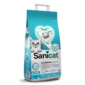 Sanicat Active Marsilya Sabunu Kokulu İnce Taneli Topaklanan Kedi Kumu 10 Lt