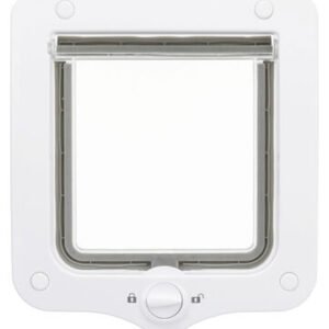 Trixie Plastik Çift Yönlü Kedi Kapısı 20x22 Cm Beyaz