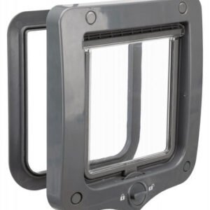 Trixie Plastik Çift Yönlü Kedi Kapısı 20x22 Cm Gri