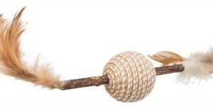 Trixie Matatabi Top ve Tüyler Kedi Oyuncağı 20 Cm