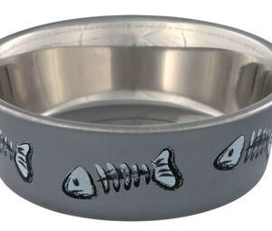 Trixie Paslanmaz Çelik Kedi Mama Su Kabı 0,3 Lt 12 Cm