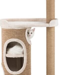 Trixie Kedi Tırmalama ve Oyun Evi 117 Cm Açık Gri Kahverengi