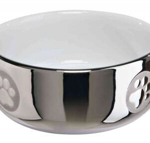 Trixie Pati Desenli Kedi Seramik Mama Su Kabı 0,35 Lt 15 Cm