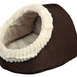 Trixie Süet Küçük Irk Köpek ve Kedi Yatağı 35x26x41 Cm Kahverengi Bej