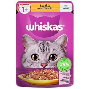 Whiskas Pouch Jöle İçinde Tavuklu Yetişkin Kedi Konservesi 85 Gr